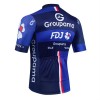 Wielershirt 2025 Groupama FDJ Zwart Blauw